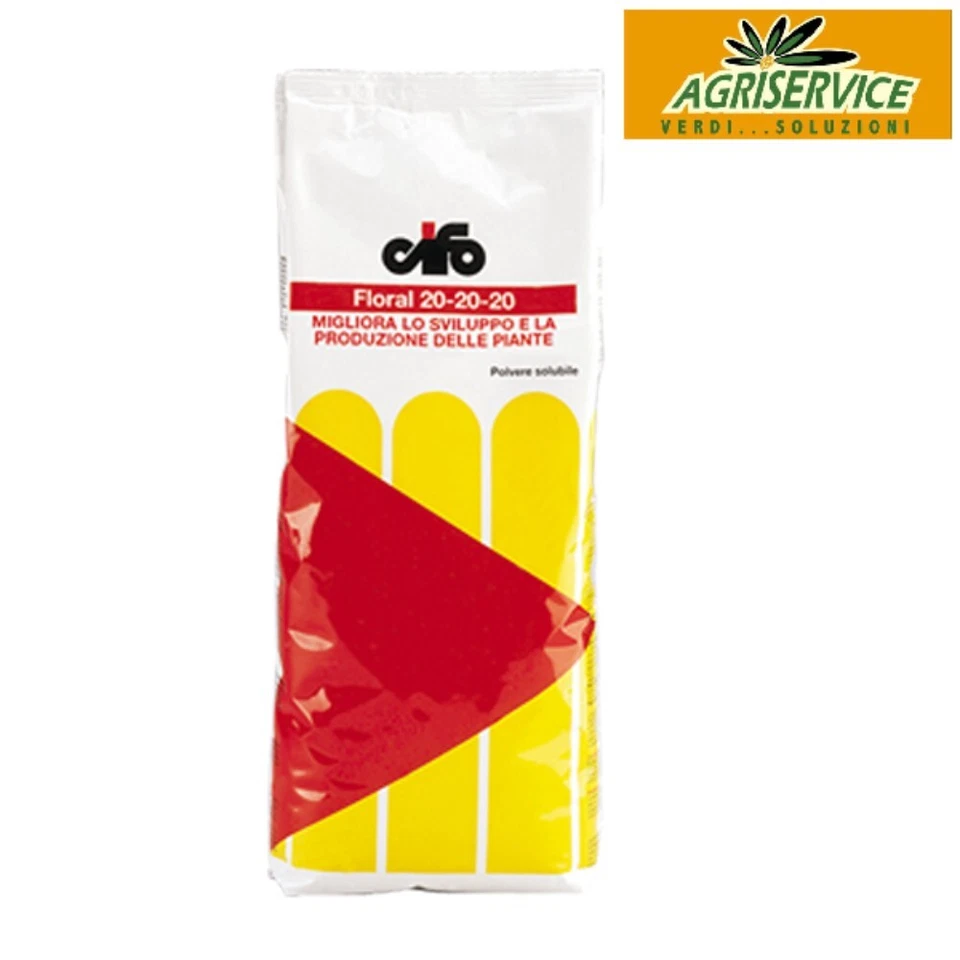 CIFO Concime fogliare FLORAL 20 20 20 da 2,5 kg indicata per le fasi post-fiorali