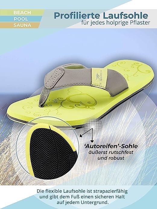 SAOLA Ultrapower Ciabatta Unisex Adulto Flip On con Separatore Punta Suola Solida Taglia UK 7