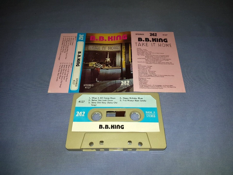 B B KING TAKE IT HOME CASSETTE TAPE ALBUM - Image 2 of 2