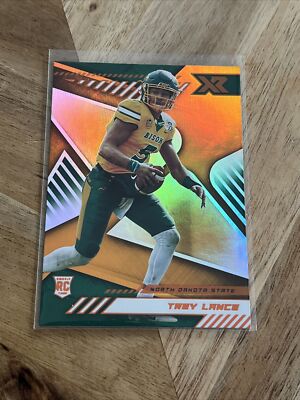 2021 Panini Chronicles Draft Picks Trey Lance RC XR Orange #181 49ers Bison