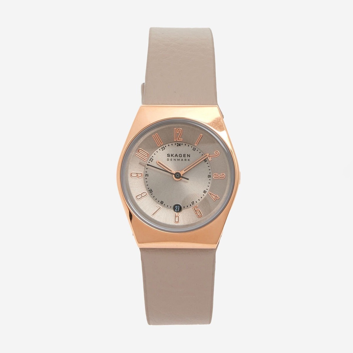 SKAGEN WATCH GRENEN LILLE SKW3052 Grey Leather and Dial | eBay