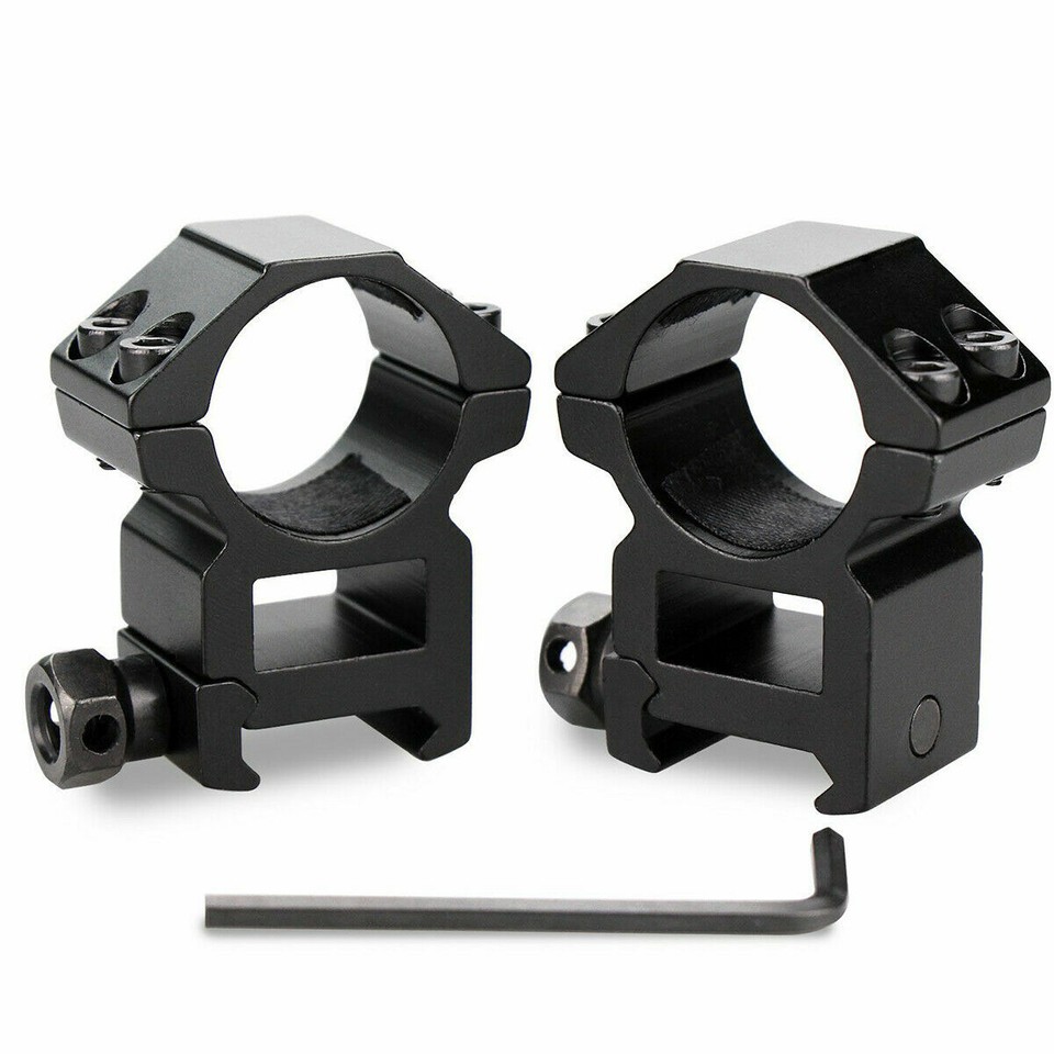 2Pcs High Profile Rifle Scope Mount 1 Inch Scope Rings for Picatinny ...