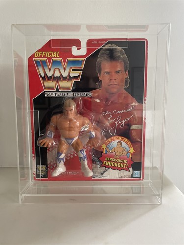 WWF WWE Hasbro Lex Luger Red card MOC New sealed...