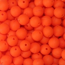 TroutBeads Fishing Beads 8mm Fluorescent Orange 40-Pk TB12-08