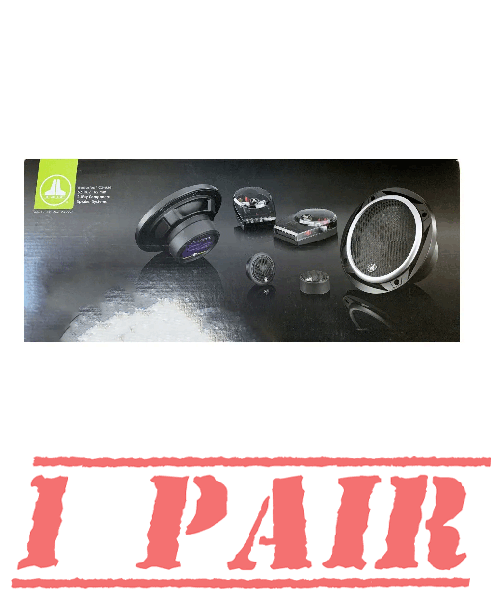 JL Audio C2-650 2-way Evolution Series Component Speaker System