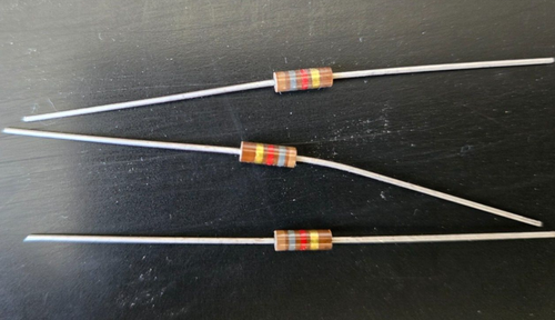 3pcs 1.8k ohm 1/4W 5% Metal Film Precision Axial Resistors ~ NEW ~