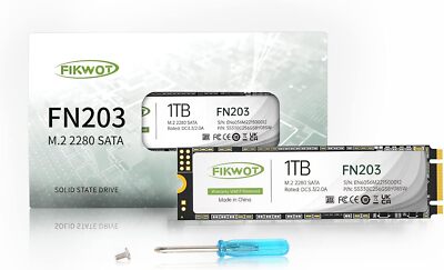Fikwot FN203 1TB M.2 SATA SSD - SLC Cache 3D NAND TLC III 6Gb/s 