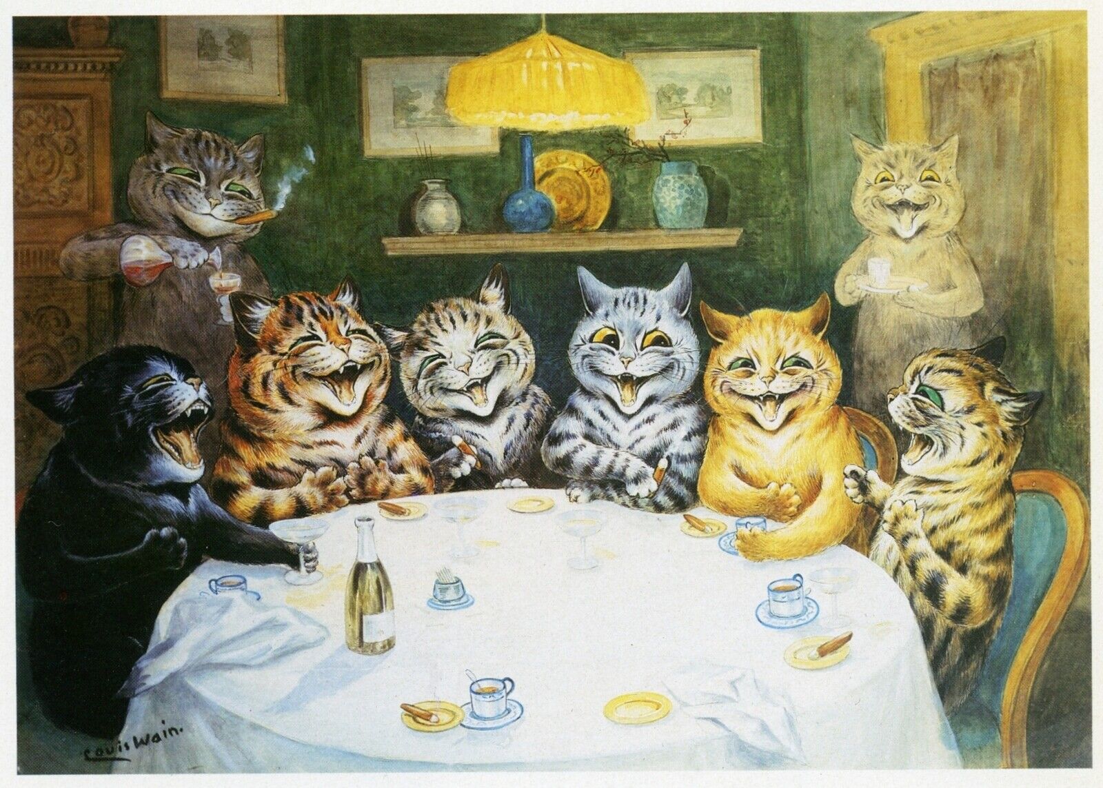 Louis Wain's Art: From Cats and Ceramics to More Cats