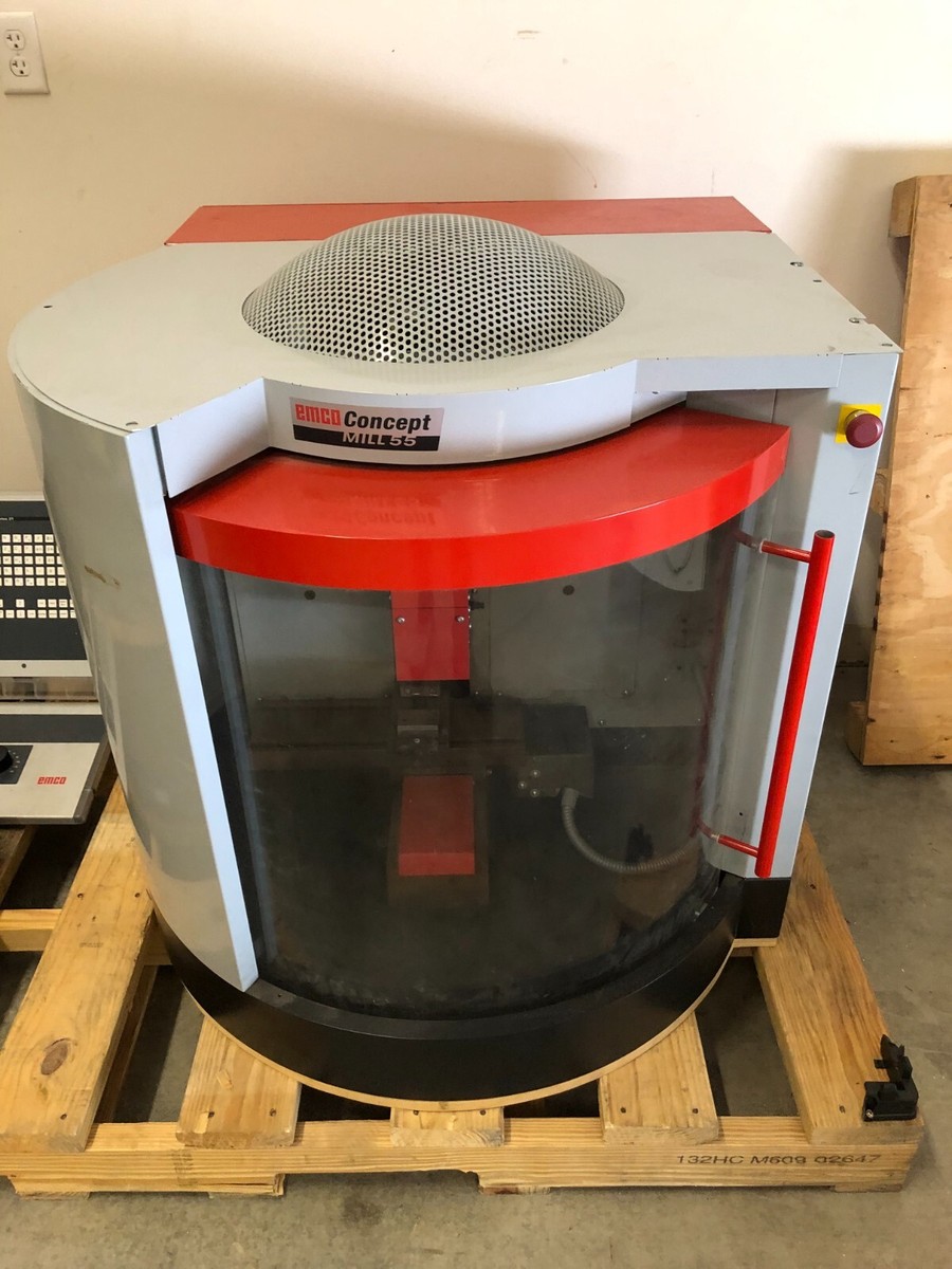 Emco Concept 55 CNC Mill Complete With Software, PC and USB Fanuc
