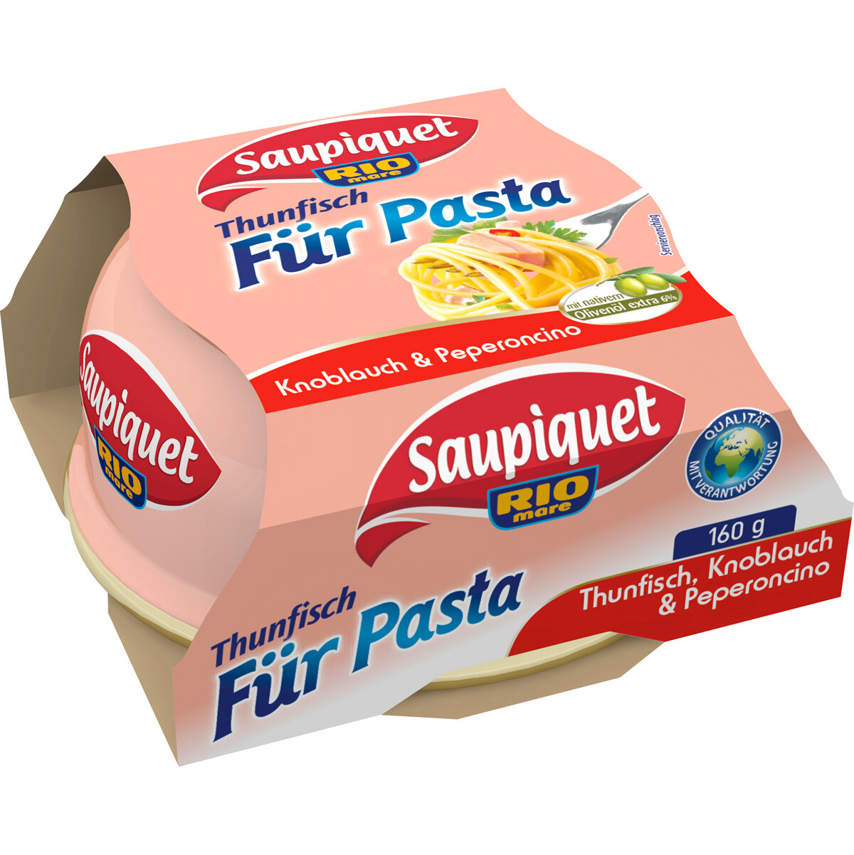 Saupiquet Atún Para Pasta Con Ajo Y Peperoncino 160g