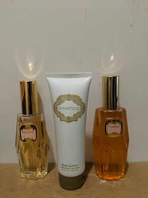 Chantilly  by Dana EDT Spray 2 oz Body Lotion 4 oz Body Oil 4 oz