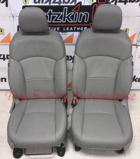 Fits 2014-2018 Subaru Forester 2.5i Premium Platinum Gray Katzkin Leather Seats Fits 2014-2018 Subaru Forester 2.5i Premium Platinum Gray Katzkin Leather Seats