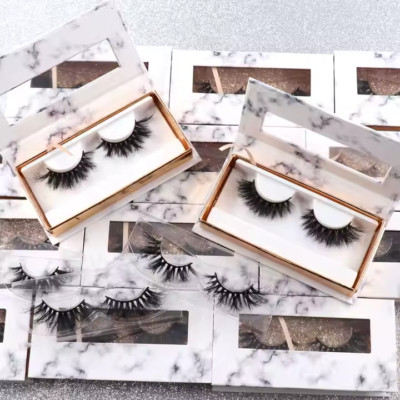 Full Strip 25 MM Real Mink Lashes 3D Mink Eyelashes