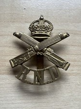 Tb193- RND Royal Naval Division Machine Gun Corps Slider Cap Badge
