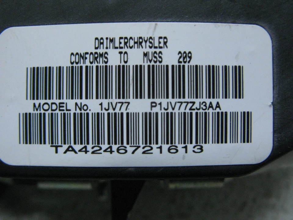 Chrysler Sebring 2008-2010 (convertible) retractor cinturón seguridad trasero izquierdo Foto 3 de 4