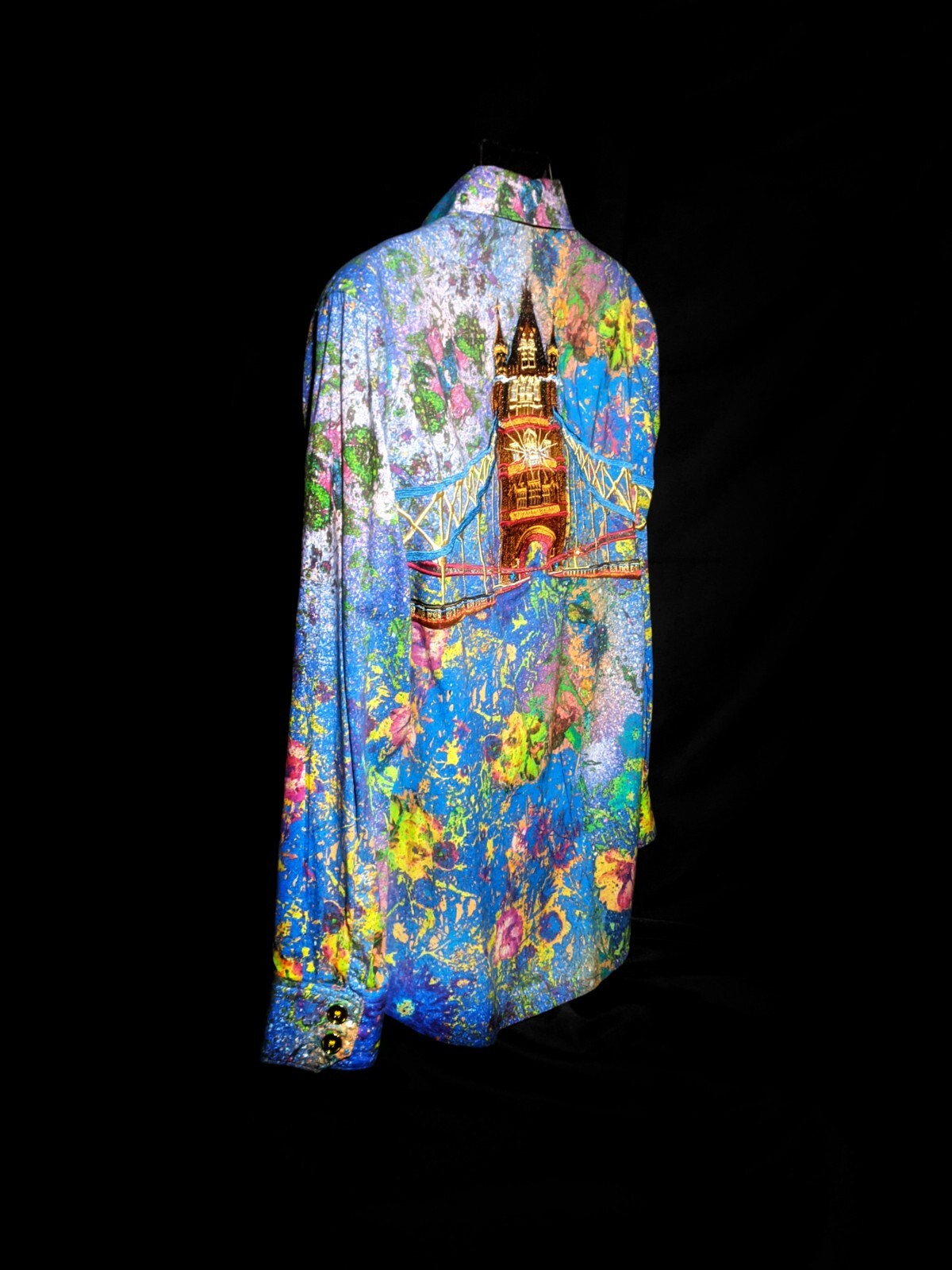 Robert Graham LTD  Admiralty Arch Long Sleeve Embroidered Shirt Medium image 9