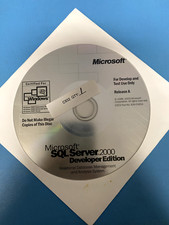 Microsoft SQL Server 2000 Developer Edition CD