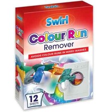 Swirl Colour Run Remover Sheets 12 Pack
