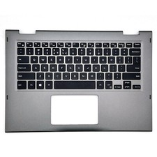 New Palmrest Upper Case US Intl No Backlit KB For Dell Inspiron 5368 5378 5379