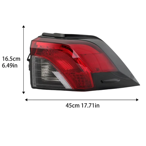 LED Tail Light Brake Lamp For 19-23 Toyota RAV4 Outer Rear Right Passenger Side - Picture 2 of 23