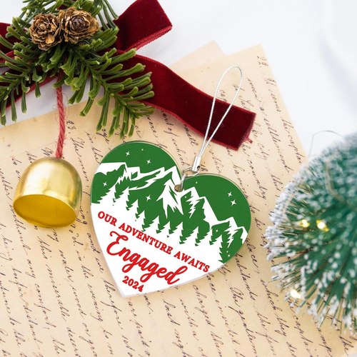 Stocking Stuffers Christmas Ornament 2024 Christmas Engagement Gifts for Couples - Picture 6 of 12