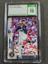 🌟 2020 Topps Chrome Update #U113 Devin Williams RC CSG/CGC 10 PRISTINE