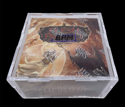 monarch unlimited booster box Has AMAZING Pull Rates! wiping the canvas clean Acrylic Case For Flesh and