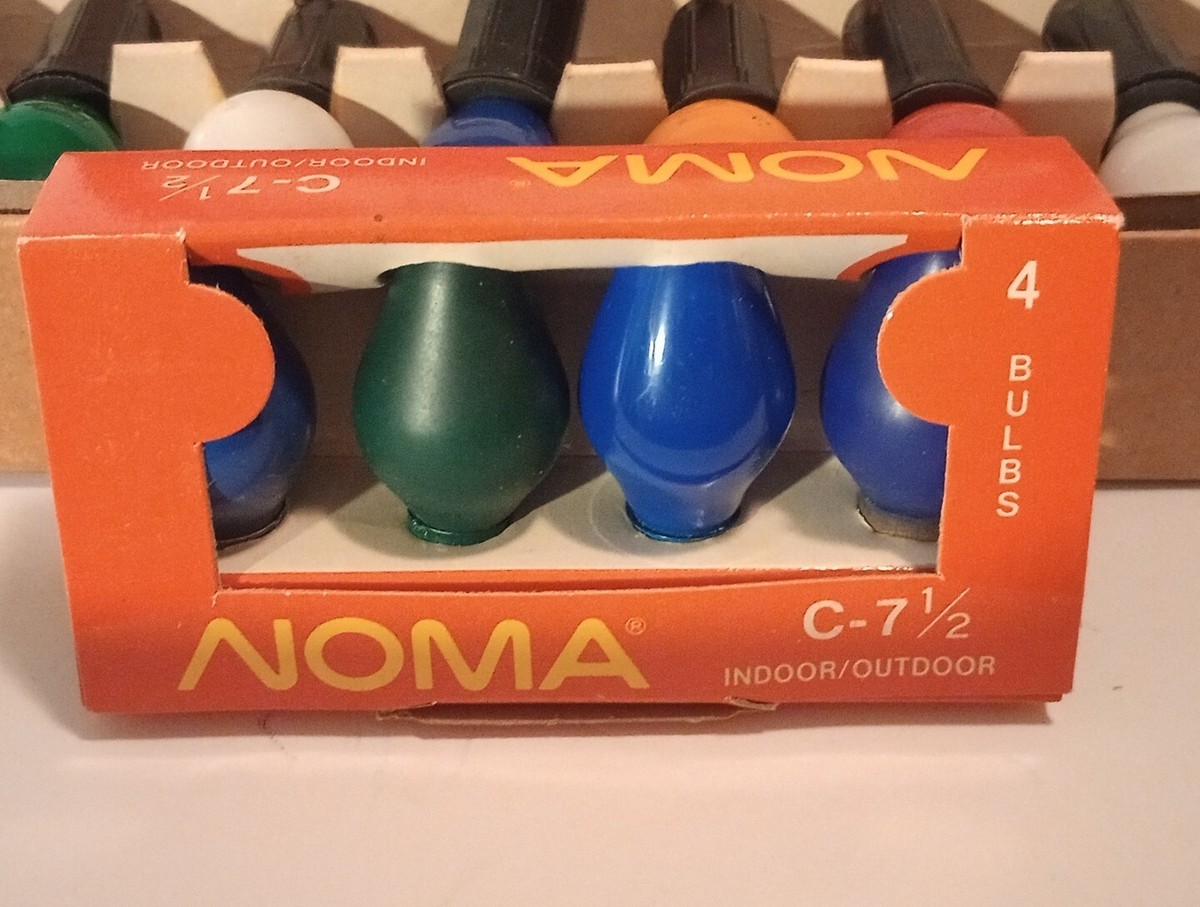 その他 noma VTG. '50s Noma 20 Mazda Lamps Christmas Lights C-7 1/2 No