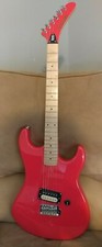 New w/box Kramer Baretta Special Maple Neck  - Red Pink ! Hockey stick Headstock