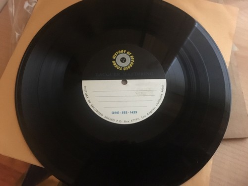 JO STAFFORD - Three Tracks with 2 UNISSUED TUNES ~ [METAL TEST PRESSING] - RARE - Picture 6 of 6