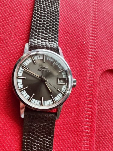 Rare MONDIA Moonstone AS1950/51 Mystery Dial Manual Wind Mens Watch _3665 - Picture 2 of 15