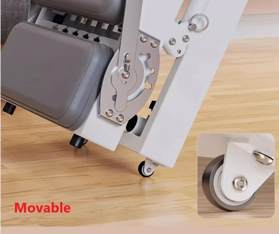 Pilates Reformer Workout Machine Exercise Studio Yoga Latex resistance Foldable - image 4 of 4