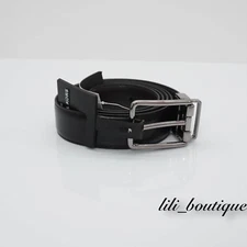 NWT Michael Kors Men's Cut to Size Reversible Dress Belt Leather Brown Black $78