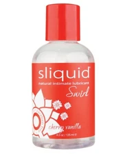Sliquid Swirl Intimate Glide Personal Lube Cherry Vanilla Vegan 4.2 oz