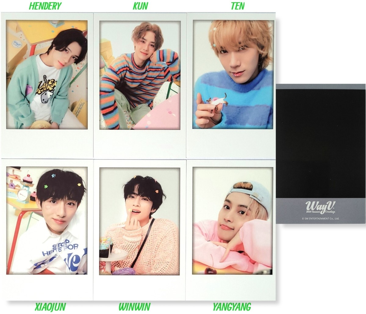WAYV 2024 SEASONS GREETINGS PHOTOCARD ALADIN APPLE KTOWN SM
