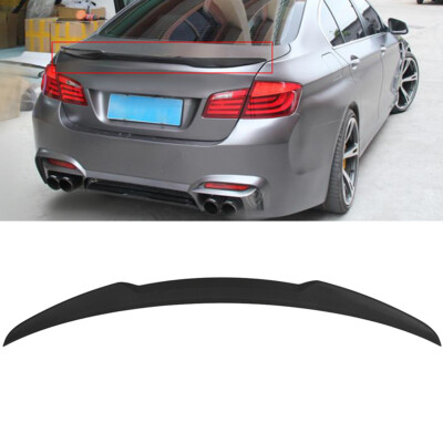 For 2014-2020 BMW F32 4 Series Coupe Glossy Carbon Fiber Black Trunk Spoiler Lip