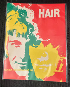 HAIR  Musical Tour Souvenir Program Guide from late 60s or early 70s