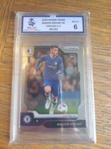 2019-20 Panini Chronicles #312 Mason Mount Prizm Update Rookie RC Chelsea MGC 6