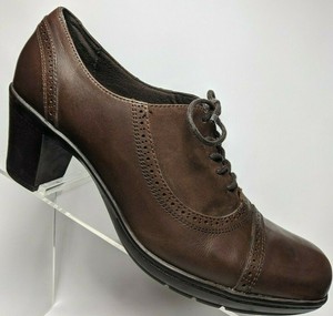 clarks platform brogues