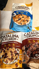 Catalina Crunch Protein Keto Cereal 3 pack blueberry peanut butter chocolate 8oz