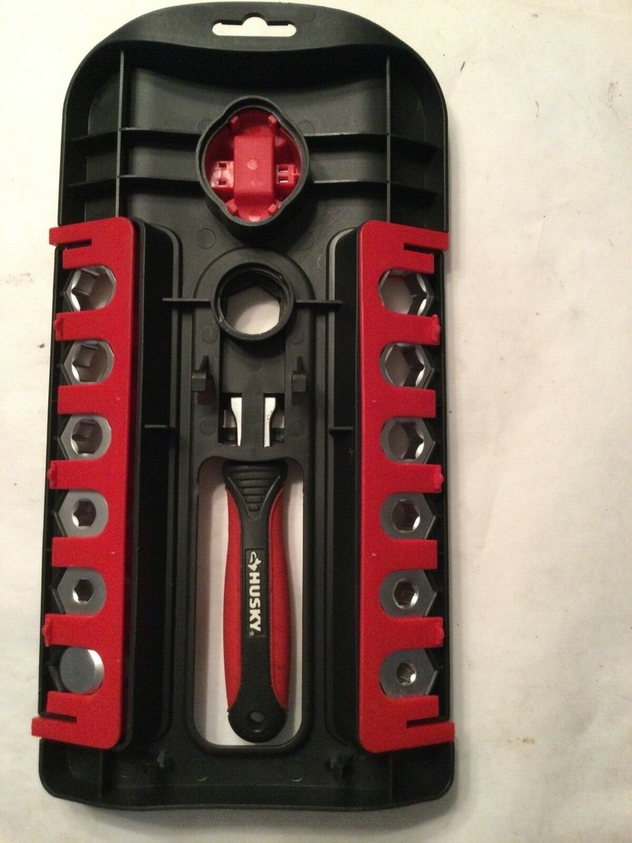 Husky 44 Piece Open End Socket Set SAE Inch Sizes Ratcheting