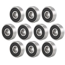 Deep Groove Ball Bearing 626-2RS Double Sealed 6mm ID 19mm OD 6mm Thick 10Pcs