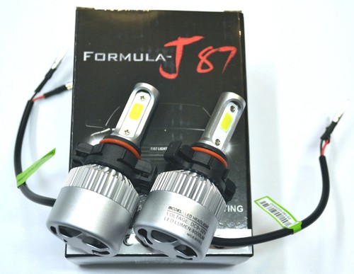 LED Kit N2 72W PS19W 12085 5201 6000K White Two Bulbs Daytime Light DRL Upgrade - Picture 2 of 12