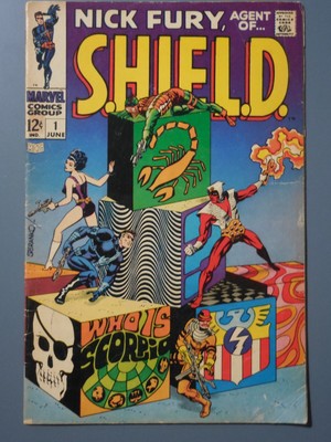 1968 Marvel Nick Fury Agent of S.H.I.E.L.D #1 VG 4.0