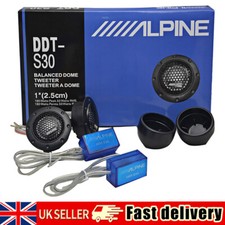4Ohm 180W Dome Balanced Car Loudspeaker Auto Audio Tweeter Crossove DDT-S30