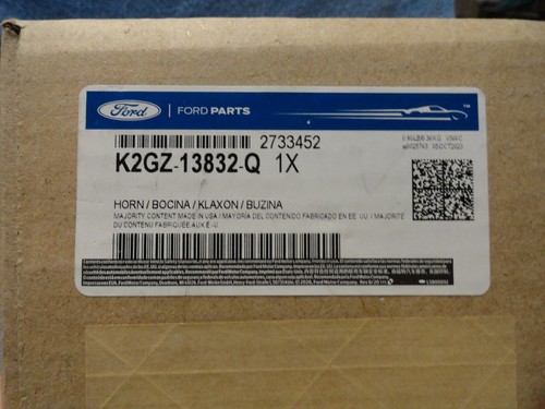 NEW OEM Ford 2019-2022 Edge Level 2 Low Pitch Horn Assembly K2GZ-13832-H - Picture 2 of 7