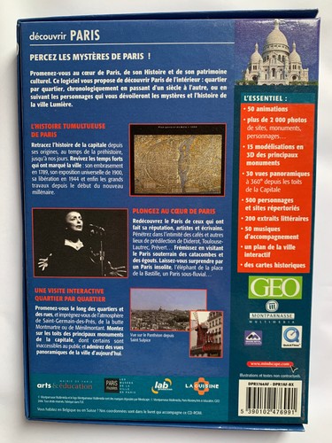 Logiciel Mindscape Découvrir Paris/ PC CD-ROM - Imagen 2 de 2