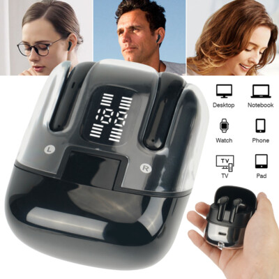Neu Kopfhörer Bluetooth 5.5 In-Ear Ohrhörer Wireless Headset 2 Paar Kopfhörer