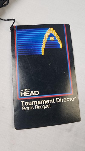 Head AMF Tournament Director Tennis Racket - 4 1/2 in, Unstrung, MP, Vintage - Picture 3 of 14