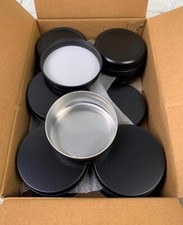 12 PCS 2OZ 60ml Aluminum Tin Jar Round Metal Tins with Lids Aluminum Cosmetic